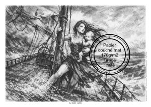 La mère veille (Affiche au format 21x30cm)