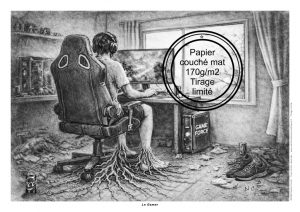 Le Gamer (Affiche au format 21x30cm)