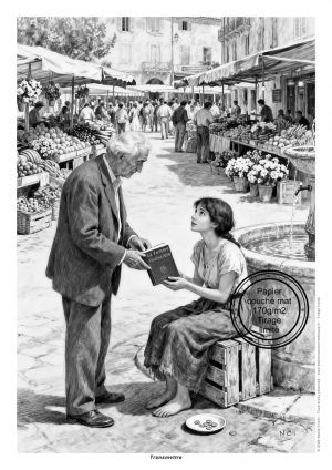 Transmettre (Affiche au format 21x30cm)