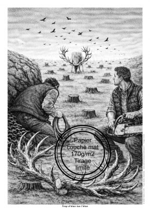Trop d'élan tue l'élan (Affiche au format 21x30cm)
